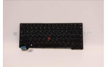 Lenovo 5N21H77048 Keyboard Internal, Hebrew, Black, Backlight, US