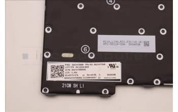 Lenovo 5N21H77048 Keyboard Internal, Hebrew, Black, Backlight, US