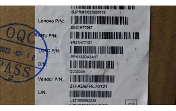 Lenovo 5N21H77121 NB_KYB SER2 KBD BK-NBL,PMX,FRA