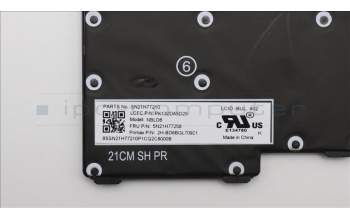 Lenovo 5N21H77258 Keyboard Internal, Bulgarian, Grey, Backlight, UK