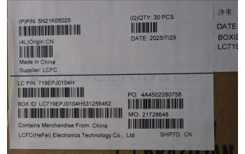 Lenovo 5N21K05025 Keyboard Internal, Swedish/Finnish, BackLight, UK