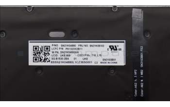 Lenovo 5N21K05102 NB_KYB CS23 NM TOP,BK-BL,LTN,UK