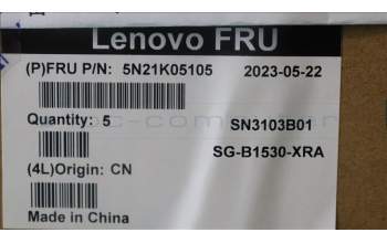 Lenovo 5N21K05105 Keyboard Internal, Korean, BackLight, US
