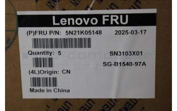 Lenovo 5N21K05148 NB_KYB CS23 NM TOP,BK-NBL,LTN,FRA/ENG