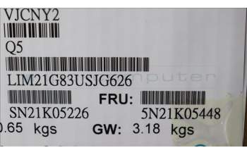 Lenovo 5N21K05448 Keyboard Internal, USA English, BackLight, US