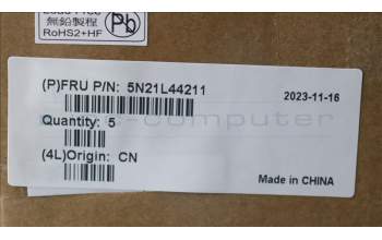 Lenovo 5N21L44211 Keyboard Internal, Hebrew, Black, Non-Backlight, US