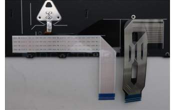 Lenovo 5N21M37855 Keyboard Internal, US English Euro, Black, Non-Backlight, US