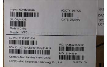 Lenovo 5N21M37910 Keyboard Internal, Arabic, Black, Backlight, US