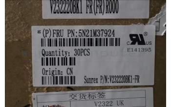 Lenovo 5N21M37924 NB_KYB 4C4TT50B-BK-SRX-FRA