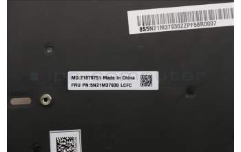 Lenovo 5N21M37930 Keyboard Internal, Greek, Black, Backlight, US