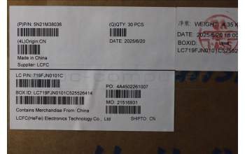 Lenovo 5N21M38036 NB_KYB 4C4TT50N-BK-TRI-SPA