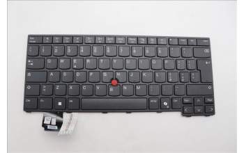 Lenovo 5N21M38478 Keyboard Internal, Italian, Black, Non-Backlight, UK