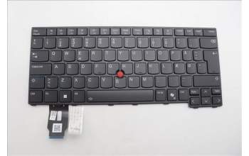 Lenovo 5N21M38538 Keyboard Internal, Danish, Black, Backlight, UK