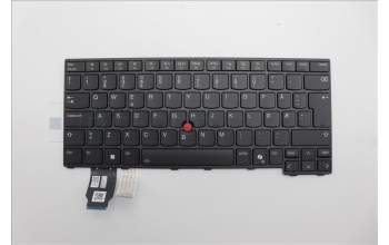 Lenovo 5N21M38556 Keyboard Internal, Norwegian, Black, Backlight, UK