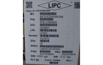 Lenovo 5N21M38648 Keyboard Internal, US English Euro, Grey, Backlight, US