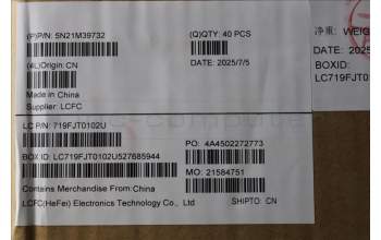 Lenovo 5N21M39732 NB_KYB 4C6TT50B-BK-PMX-FRA/ENG