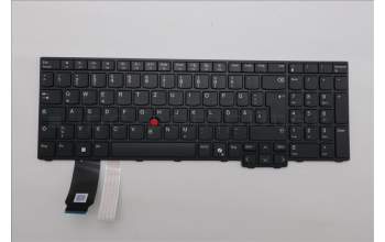Lenovo 5N21M39796 Keyboard Internal, German, Black, Non-Backlight, w/Number, UK