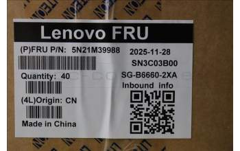 Lenovo 5N21M39988 NB_KYB 4C6TT50B-BK-LTN-SWS