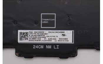 LENOVO 5N21M39999 Keyb L16 G1/G2/T16 G3/G4/P16s G4 US/I - BL