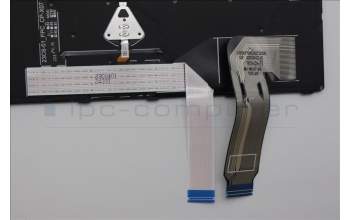 Lenovo 5N21M40187 Keyboard Internal, Norwegian, Black, Backlight, w/Number, UK