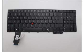 Lenovo 5N21M40189 Keyboard Internal, Portuguese, Black, Backlight, w/Number, UK