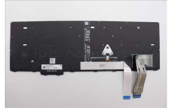 Lenovo 5N21M40193 Keyboard Internal, Slovenian, Black, Backlight, w/Number, UK