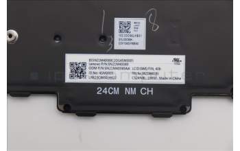 Lenovo 5N21M40195 Keyboard Internal, Swedish/Finnish, Black, Backlight, w/Number, UK