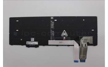 Lenovo 5N21M40197 Keyboard Internal, Swiss, Black, Backlight, w/Number, UK