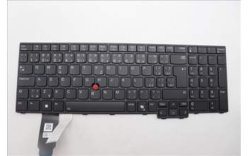 Lenovo 5N21M40212 Keyboard Internal, Czech/Slovak, Black, Backlight, w/Number, UK