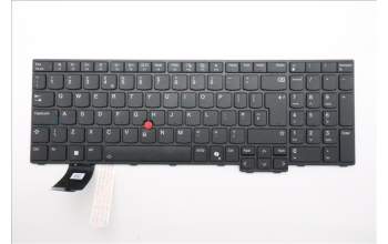 Lenovo 5N21Q49608 Keyboard Internal, UK English, Black, Backlight, w/Number