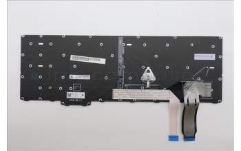 Lenovo 5N21Q49709 Keyboard Internal, US English, Black, Backlight, w/Number