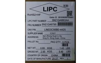 Lenovo 5N21Q49795 NB_KYB 5C6TT5SN-BK-CHY-BEL