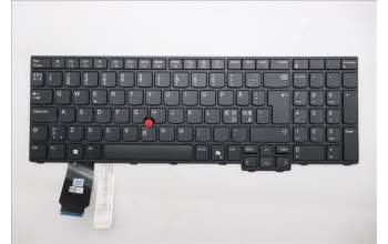 Lenovo 5N21Q49823 Keyboard Internal, Nordic, Black, Non_Backlight, w/Number