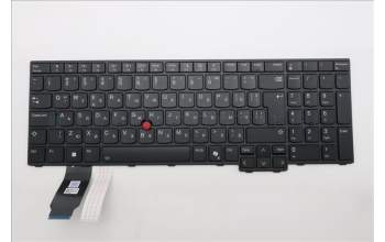 Lenovo 5N21Q49834 Keyboard Internal, Bulgarian, Black, Backlight, w/Number