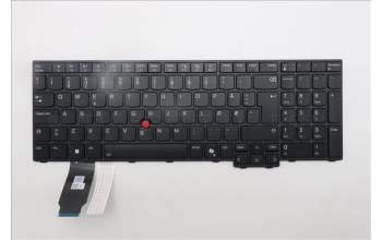 Lenovo 5N21Q49844 Keyboard Internal, Norwegian, Black, Backlight, w/Number