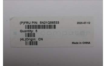 Lenovo 5N21Q56533 Keyboard Internal, Italian, Black, Non-Backlight, UK