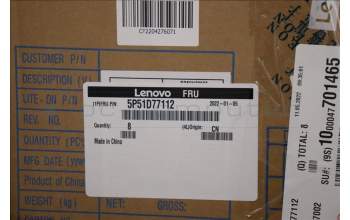 Lenovo 5P51D77112 PWR_SUPPLY 100-240Vac, 750W 92% TCO9.0