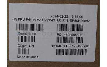 Lenovo 5P51D77243 FRU,AIO, 230W 92% M9-4