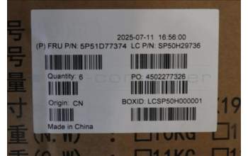 Lenovo 5P51D77374 FRU 1100W 92% TCO10 PSU