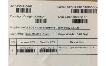 Lenovo 5P68C21850 TB300 TypeC board&*26371-00715 CS