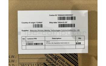 Lenovo 5S58C24435 TB370 R-Cover_GN_Paper&HQ3160001HAX0 CS