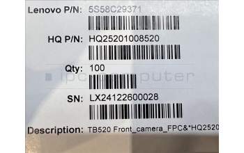 Lenovo 5S58C29371 TB520FU F Camera Frame&*HQ25201008520 CS