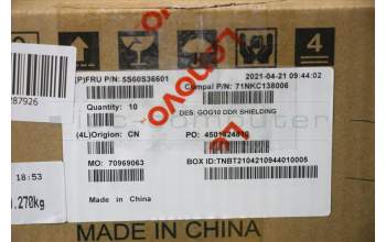 Lenovo 5S60S36601 DIMM SHIELDING C 82K1