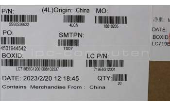 Lenovo 5S60S36622 DIMM SHIELDING L 82WQ