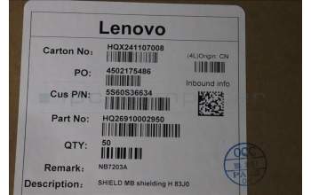 Lenovo 5S60S36634 MB shielding H 83J0