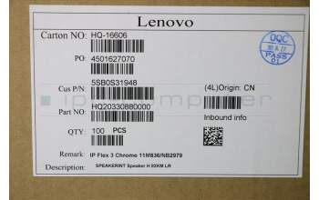 Lenovo 5SB0S31948 Speaker H 82KM LR