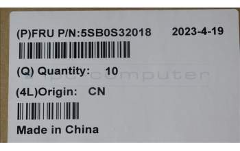 Lenovo 5SB0S32018 Speaker R&L C 82XW