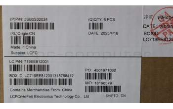 Lenovo 5SB0S32024 Speaker L82YQ L+R