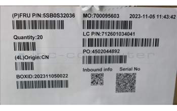 Lenovo 5SB0S32036 SPEAKERINT Speaker&Antenna_ASM WT 83E1