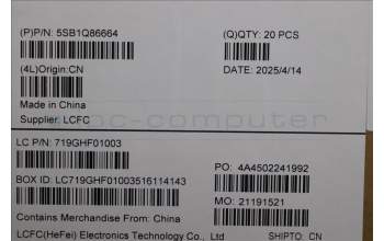 Lenovo 5SB1Q86664 FRU SPK E14G7 2412 Veco